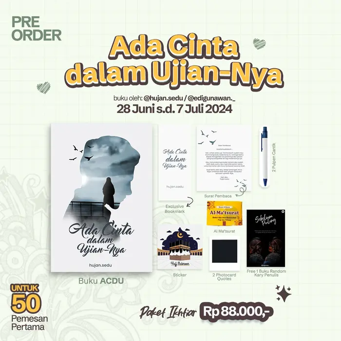 Gambar Buku Self improvement Ada Cinta Dalam Ujian-Nya hujan.sedu Bumi Fiksi - Di Love dari bumifiksijakarta Jakarta Selatan 4 Tokopedia