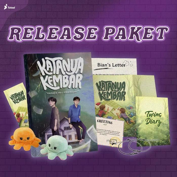 Gambar Pre Order - Buku Novel Katanya Kembar - By Mabel - Tekad - Bumi fiksi dari Bumifiksimedan001 Kota Medan Tokopedia