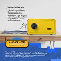 Gambar Brankas MINI ALLSAFE AS-ES 23 TOUCH & Fingerprint- Yellow dari Biru International Kota Administrasi Jakarta Utara 3 Tokopedia