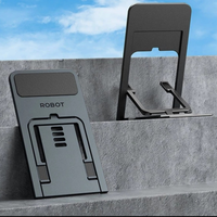 Gambar HOLDER ROBOT RT-US12 STAND HANDPHONE FOLDABLE PORTABLE DUDUKAN HP TABLET LIPAT MEJA HIGH MATERIAL - BLACK dari btgcom Kota Denpasar 3 Tokopedia