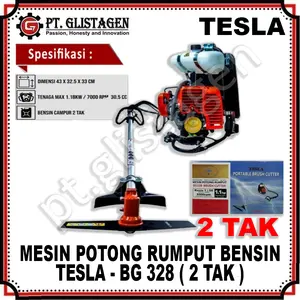 TESLA BG 328T 2 Tak Mesin Potong Rumput Gendong Bensin 2 TAK BG-328 T Brush Cutter 2 TAK BG 328T
