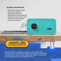 Gambar ALLSAFE AS-ES 23 TOUCH&Fingerprint-Biru Tosca dari Biru International Kota Administrasi Jakarta Utara 2 Tokopedia