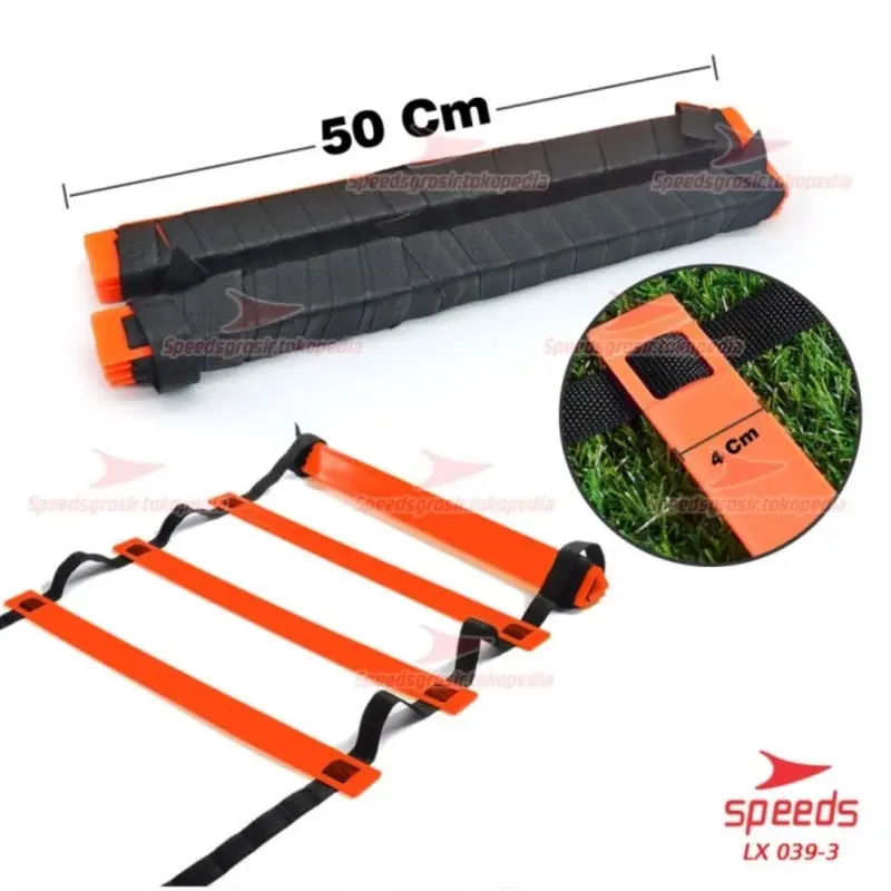 AGILITY LADDER AGILITY PRACTICE TANGGA KETANGKASAN 8 METER SPEEDS 39-3 2