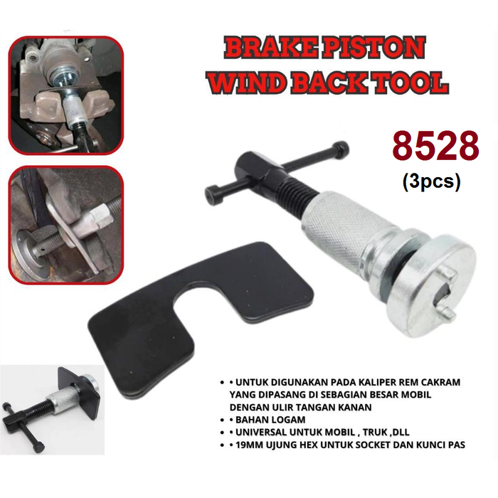 Gambar Ruichi Brake Caliper Piston Rewind Tool Pendorong Piston Kaliper Alat Tekan Piston Rem untuk Motor dan Mobil dari Rumixx_NEW Kota Administrasi Jakarta Utara Tokopedia