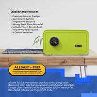Gambar PROMO Brankas Mini fingerprint ALLSAFE AS-ES 23 TOUCH - Green dari Biru International Kota Administrasi Jakarta Utara 2 Tokopedia