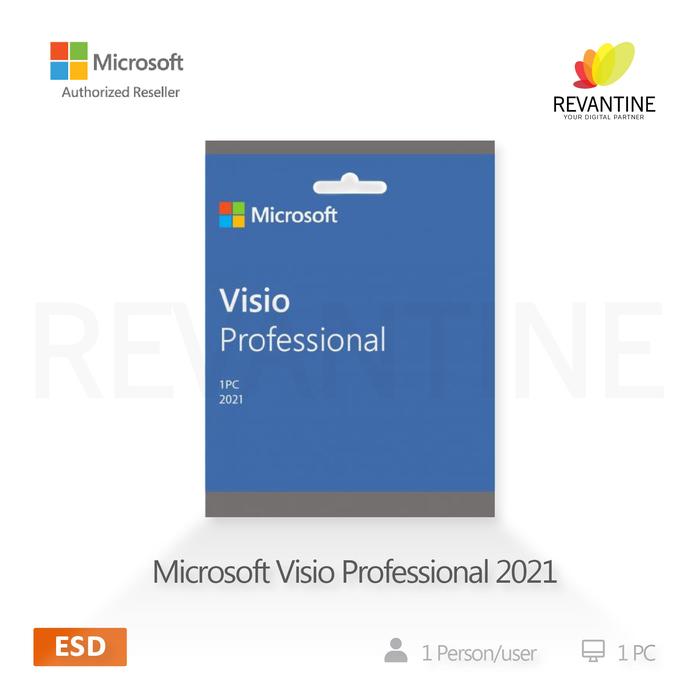 Gambar Microsoft Visio Professional 2021 | 2019 - Original License - Visio Pro 2021 dari Revantine Store Kota Depok Tokopedia