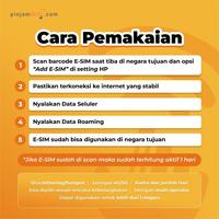 Gambar PINJAMWIFI e-SIM Ais Asia Internet 6GB selama 8 Days | ESIM Bangladesh Kazakhstan Uzbekistan Nepal Pakistan Israel Brunei Kuota Total dari Pinjam WiFi Kota Administrasi Jakarta Pusat 2 Tokopedia