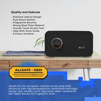 Gambar Tempat penyimpanan Fingerprint ALLSAFE AS-ES 23 TOUCH - Black dari Biru International Kota Administrasi Jakarta Utara 2 Tokopedia