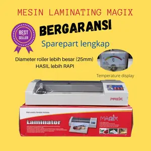 Mesin Laminating A3 Merk Magix