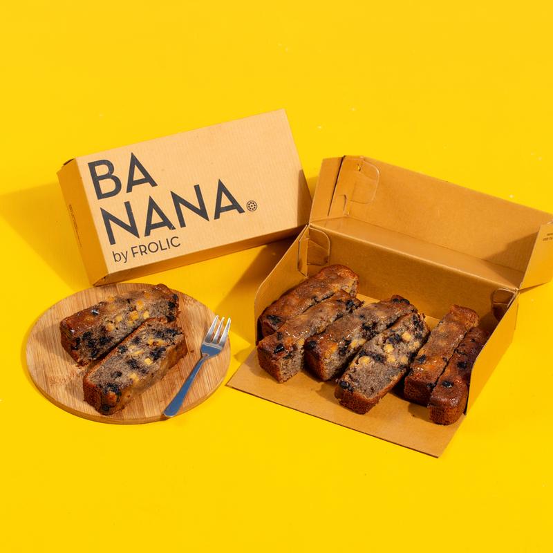 FROLIC Choco Cheese Banana Bread Roti Pisang Coklat Keju 4