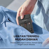 Gambar HOLDER ROBOT RT-US12 STAND HANDPHONE FOLDABLE PORTABLE DUDUKAN HP TABLET LIPAT MEJA HIGH MATERIAL - BLACK dari btgcom Kota Denpasar 4 Tokopedia