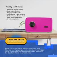 Gambar Brankas ALLSAFE AS-ES 23 TOUCH & Fingerprint- Pink dari Biru International Kota Administrasi Jakarta Utara 3 Tokopedia