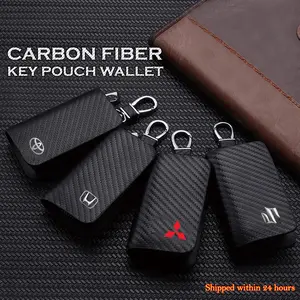 Gantungan Kunci Mobil/Motor Tas Dompet Kunci Mobil Logo Merek Mobil Tas Ritsleting Kulit