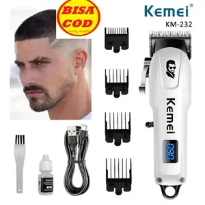 Alat Cukur Rambut Hair Clipper Ketiak Mesin Cukuran Kemei KM 232