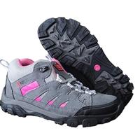 Gambar Sepatu Wanita Outdoor Abu Pink Suede Mesh Size 36-41 Sepatu Gunung Hiking Trekking Kualitas High Quality dari Avelove Shop 99 Kab. Tangerang 4 Tokopedia