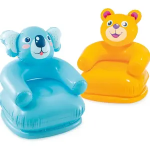 Kursi Sofa Tiup Anak Happy Animal Chair Assortment - INTEX 68556