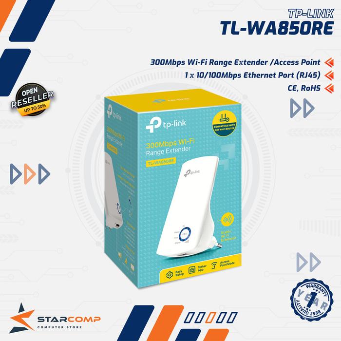 Gambar TP-LINK Universal WiFi Range Extender WA850RE dari Starcomp Purwokerto Kab. Banyumas Tokopedia