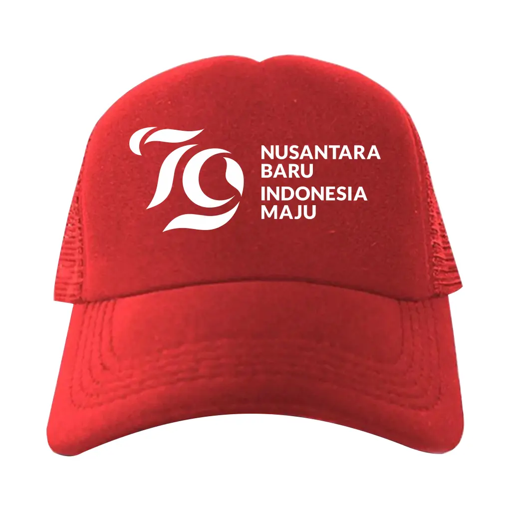 SKZK Topi Trucker Hat 79 tahun NUSANTARA BARU INDONESIA MAJU Kaos MERDEKA Nasionalisme TERLARIS TERMURAH