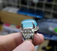 Gambar Batu Natural Blue Chalcedony AK007 Giwang Isitimewa Body Kaca Ikatan Perak dari CNC phoneshop Kota Administrasi Jakarta Pusat 5 Tokopedia