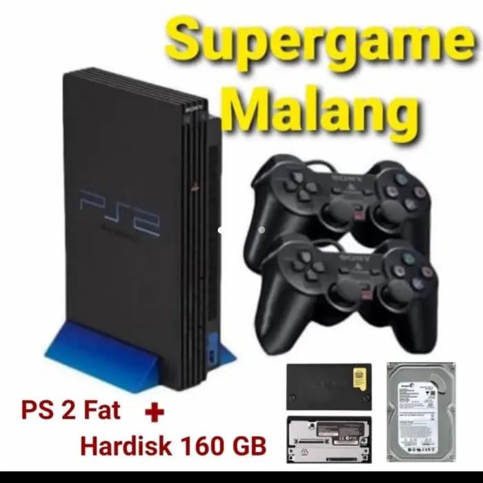 Gambar PlayStation PS2 HDD Internal NA PS 2 Hardisk Adaptor Network Sony Playstation Game - HDD 250 GB, Tanpa Stik dari Supergame Malang Kota Malang 5 Tokopedia