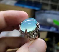 Gambar Batu Natural Blue Chalcedony AK007 Giwang Isitimewa Body Kaca Ikatan Perak dari CNC phoneshop Kota Administrasi Jakarta Pusat 3 Tokopedia