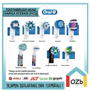 Refill Head Oral B Kepala Sikat gigi elektrik Eceran