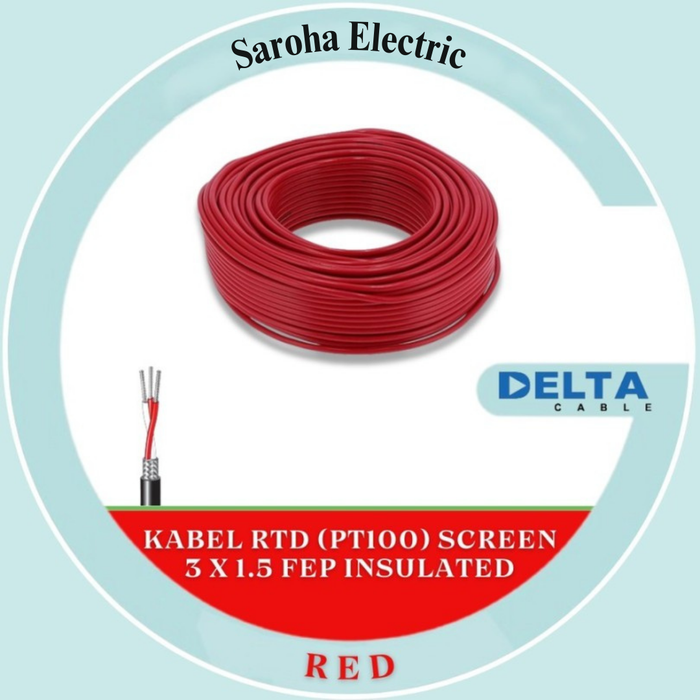 Jual Kabel RTD (PT100) screen 3 x 1,5 FEP insulated "DELTA" - Jakarta ...