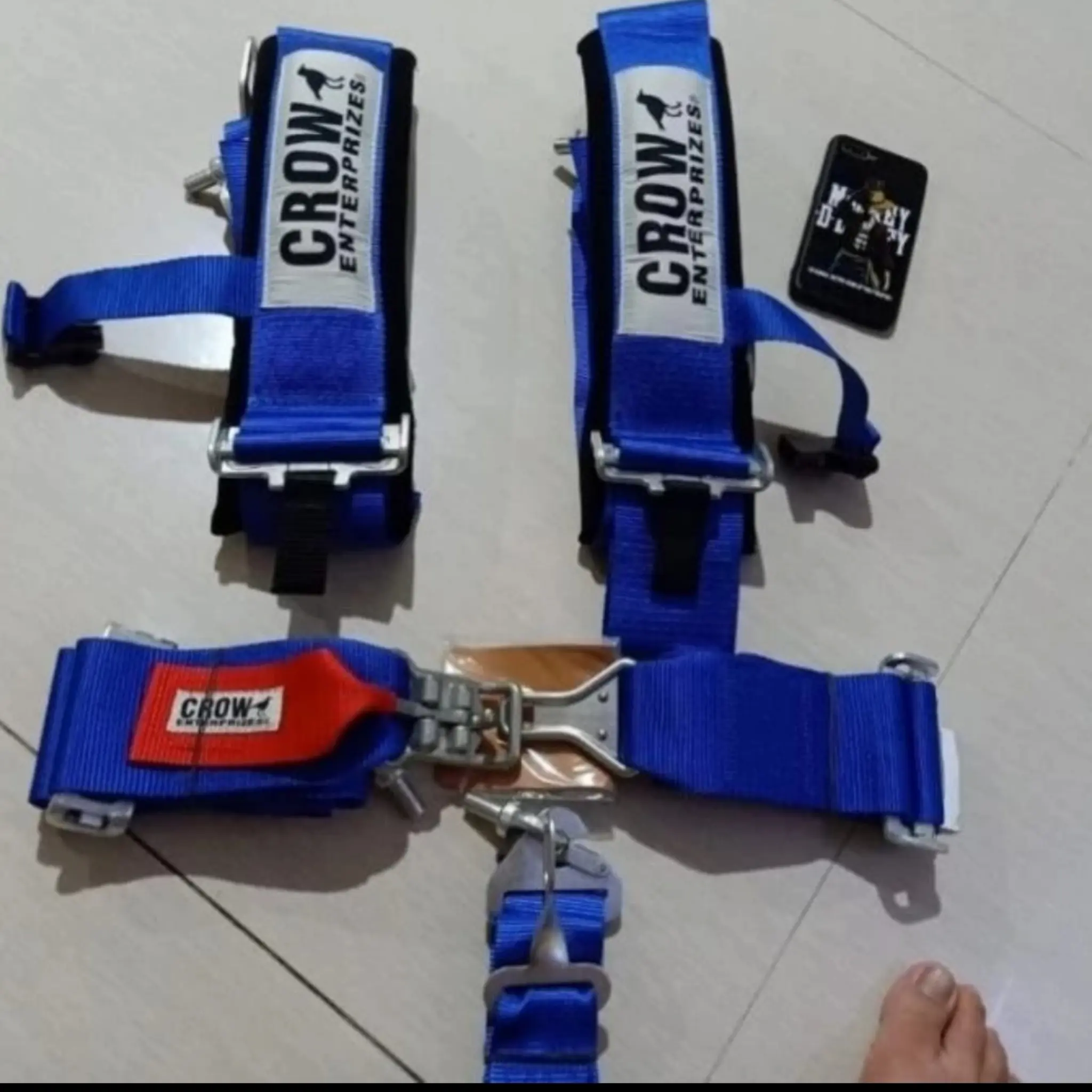 Safety Belt Crow Busa 5 Titik Biru - Seatbelt Crow Busa 5 Titik Biru - Seatbelt Offroad