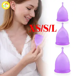 Menstrual Cup Cawan Corong Menstruasi Haid Pengganti Pembalut Wanita Silikon Reusable Silicone Grade