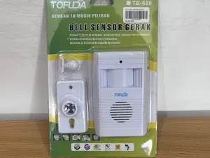 Bell Rumah Sensor Gerak TOFUDA / TB-689 / Bell Rumah Wireless / Doorbell Waterproof / Bell Pintu