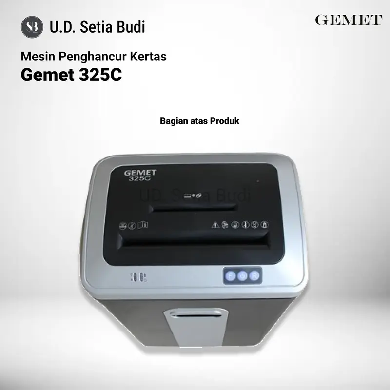Mesin Penghancur Kertas Gemet 325C Asli dan bergaransi 1