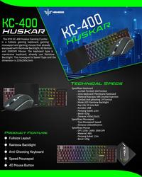 Gambar NYK NEMESIS KC-400 HUSKAR Combo 3in1 - Gaming Keyboard & Mouse dari Techno Computer Bali Kota Denpasar 5 Tokopedia