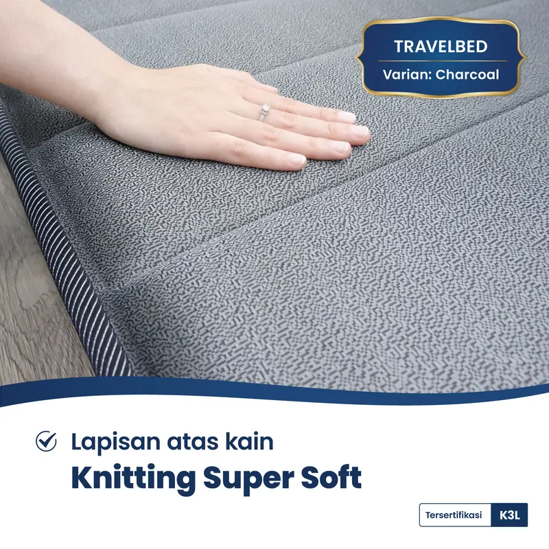 Kasur Gulung Lipat Lantai Travelbed Elephant Gandhi Tebal 8cm Uk 90cm 120cm 5