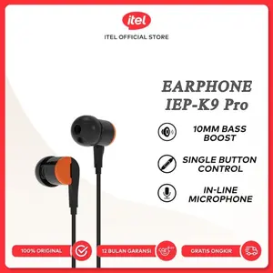Itel Official Wired Earphone IEP-K9 Pro In Ear Headset Android