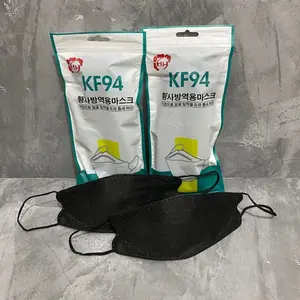 kf94 Masker k kf94 mask isi 10 Pcs Hitam Putih 4 Ply
