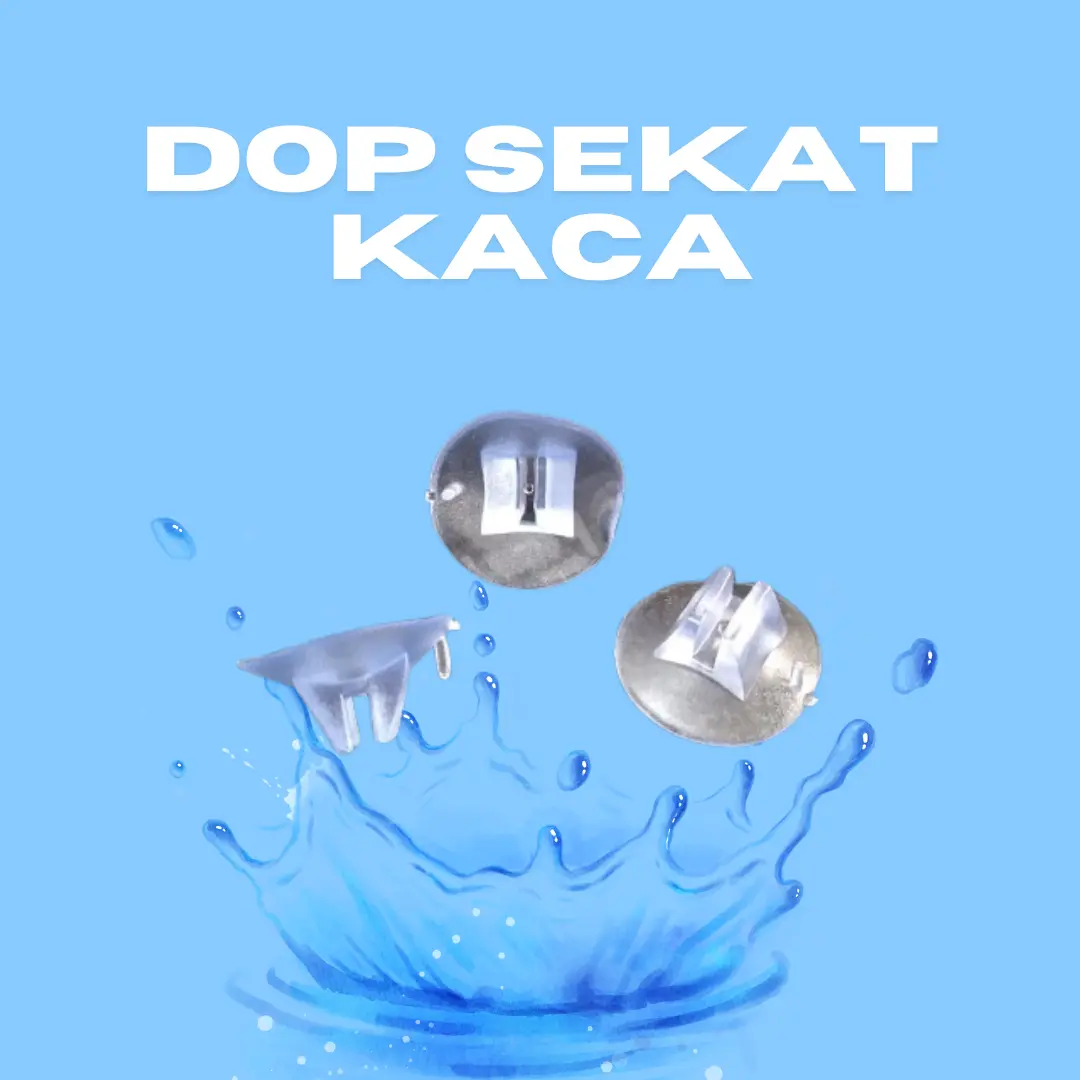 Dop Sekat Kaca Aquarium Murah / Dop Kaca Tempel Pembatas Aquarium Aquascape