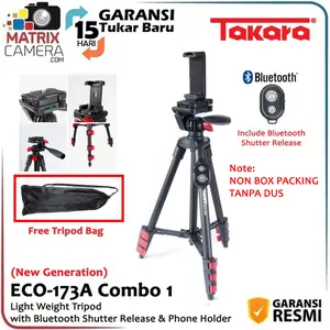 TAKARA ECO-173A, Tripod untuk kamera, action cam, HP