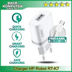 Adaptor Charger ROBOT RT-K7 5V/1A Original