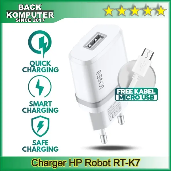 Adaptor Charger ROBOT RT-K7 5V/1A Original 0