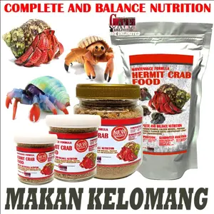 MAKANAN KELOMANG HERMIT CRAB INSTAN UMANG UMANG KEONG POMPONGAN 25gr