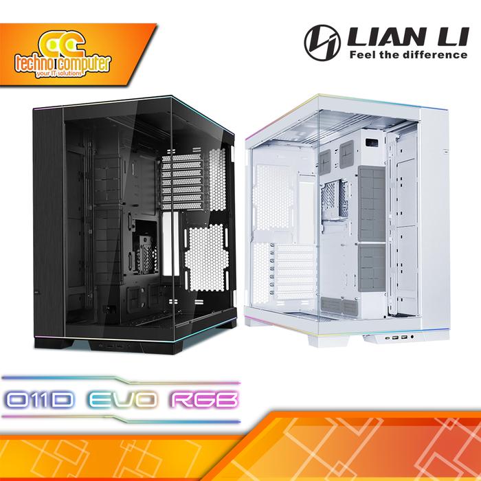 Gambar CASING LIAN LI O11 DYNAMIC EVO RGB - Mid Tower E-ATX Case Tempered Glass dari Techno Computer Bali Kota Denpasar Tokopedia
