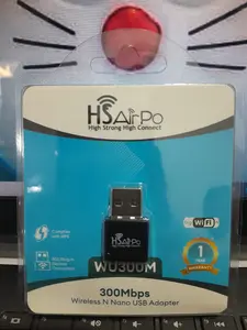 Wireless N Nano USB Adapter Hsairpo WU300M