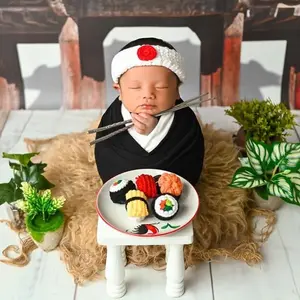 kostum jepang newborn properti sushi jepang baby props properti foto