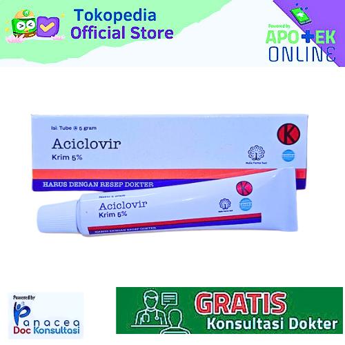 ACYCLOVIR YARINDO 200 MG STRIP 10 TABLET