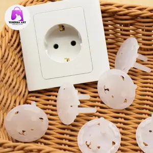 (TOSERBA ART) PENUTUP DAN PENGAMAN COLOKAN LISTRIK MOTIF BERUANG TRANSPARAN / PENGAMAN STOP KONTAK / PELINDUNG COLOKAN LISTRIK DARI BAYI / PENUTUP STEKER LISTRIK