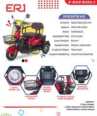 Gambar Sepeda Listrik VIAR ER1 - PROMO - ORIGINAL dari MOTOR VIAR INDONESIA Kota Surabaya 1 Tokopedia