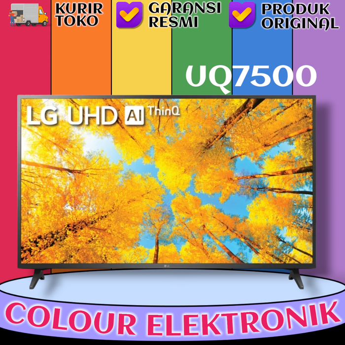 Gambar LG 55UQ7500PSF LG SMART TV 55 inch UHD 4K | 55UQ7500 55UQ75 UQ7500 dari Colour Elektronik Kab. Bogor Tokopedia