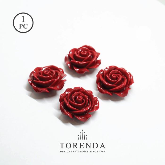 Gambar Torenda Payet Mawar Bunga Jewelry Rose Acrilyc Small Merah (col.48) - Bunga/ PCS - 6mm dari Torenda Kota Administrasi Jakarta Pusat Tokopedia