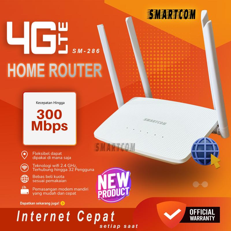 Smart Router Modem With Sim Modem Wifi Wireless Router Sim Card 4G LTE Smartcom XM286 300Mbps ...