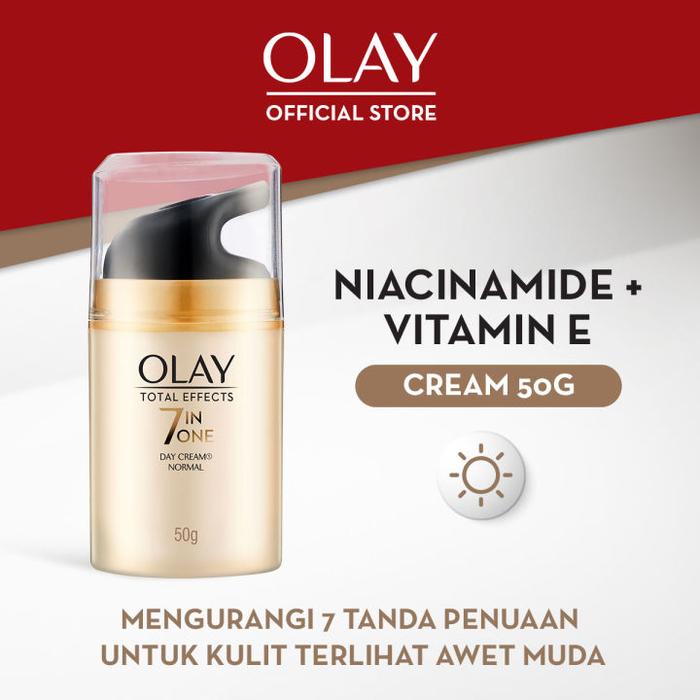 Gambar OLAY TOTAL EFFECTS 7IN1 DAY CREAM NORMAL 50GR dari YuliaKosmetikSemarang Kota Semarang Tokopedia